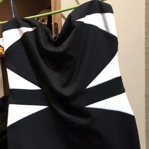 Forever 21 black/white small dress